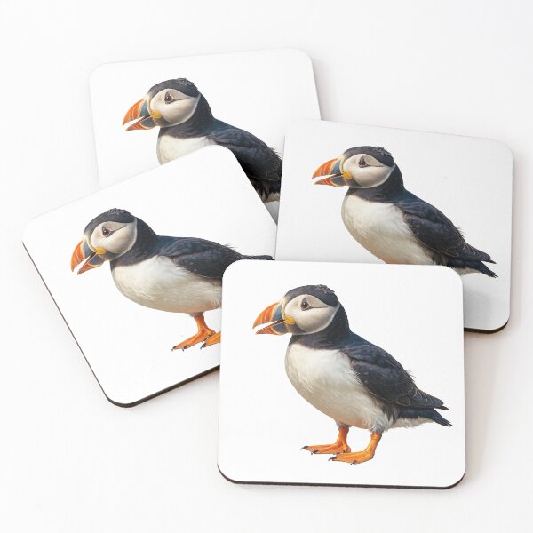 Item preview, Atlantic Puffin - Realistic Seabird Art designed and sold by Helt-enkelt.