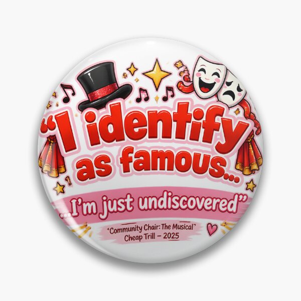 Item preview, I Identify As Famous Bold Statement Design with Tagline designed and sold by Tyler Rickard.