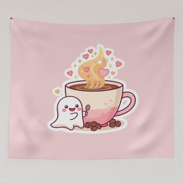 Item preview, Coffee Morning Ghost designed and sold by Stylestickers55.