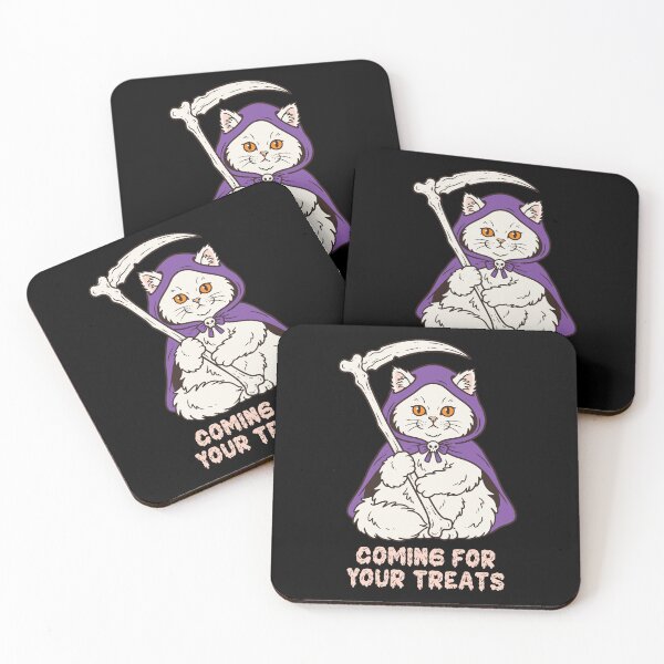 Item preview, Kawaii Grim Reaper Kitten Vector Illustration designed and sold by ZUMERI.