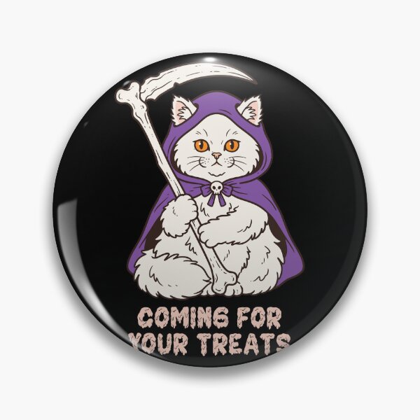 Item preview, Kawaii Grim Reaper Kitten Vector Illustration designed and sold by ZUMERI.