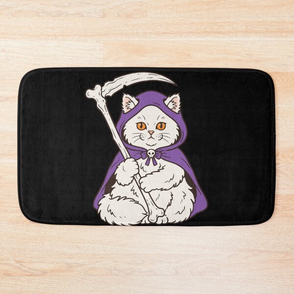 Item preview, Kawaii Grim Reaper Kitten Vector Illustration designed and sold by ZUMERI.