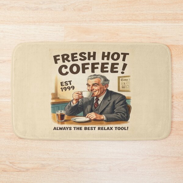 Item preview, Retro Coffee Lover Vintage Est 1999 Gentleman Drinking Fresh Hot Coffee. designed and sold by Giulivo Store Graphic.