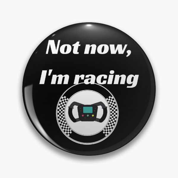 Item preview, Not now, I'm racing funny quote designed and sold by Annekkecreative.