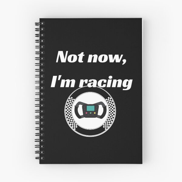 Item preview, Not now, I'm racing funny quote designed and sold by Annekkecreative.