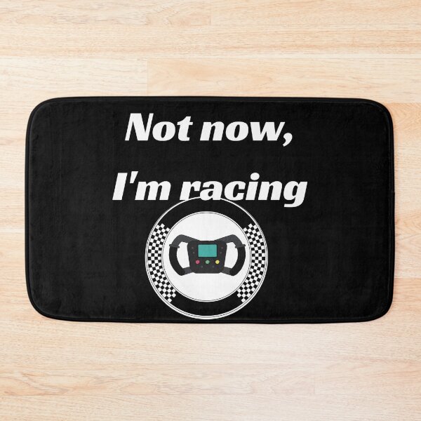 Item preview, Not now, I'm racing funny quote designed and sold by Annekkecreative.