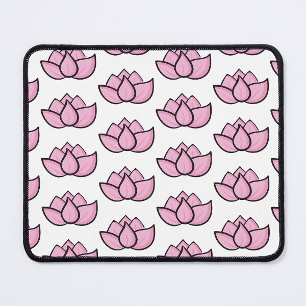 Item preview, Aesthetic Pink Lotus Flower Seamless Pattern designed and sold by NAMASTHE WORLD.