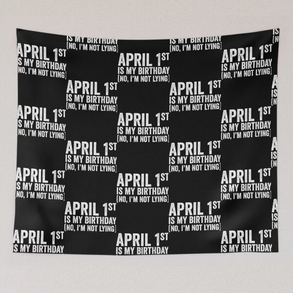 Item preview, April 1St Birthday - April Fools Day Funny Anniversary designed and sold by HicksByHenry.