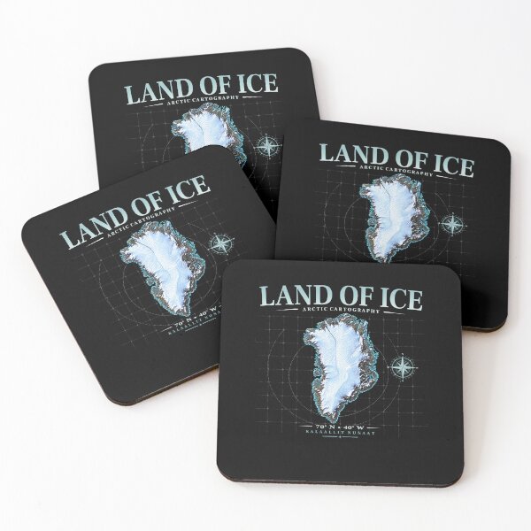 Item preview, Map Of Greenland, Ice, Arctic, Compass, designed and sold by sbachstroem.