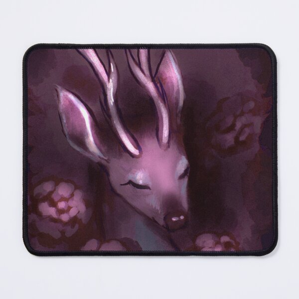 Item preview, Ethereal Mystic Stag Glowing Antlers Vintage Peonies designed and sold by AlexaFurqan.