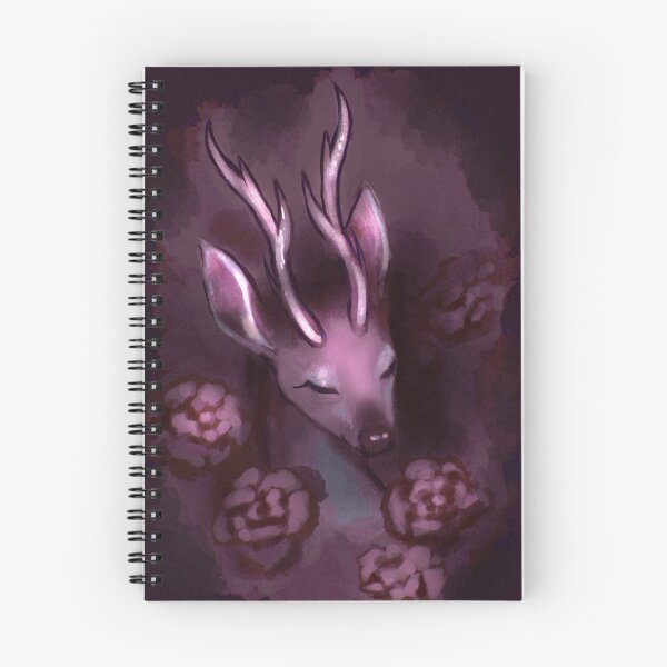 Item preview, Ethereal Mystic Stag Glowing Antlers Vintage Peonies designed and sold by AlexaFurqan.