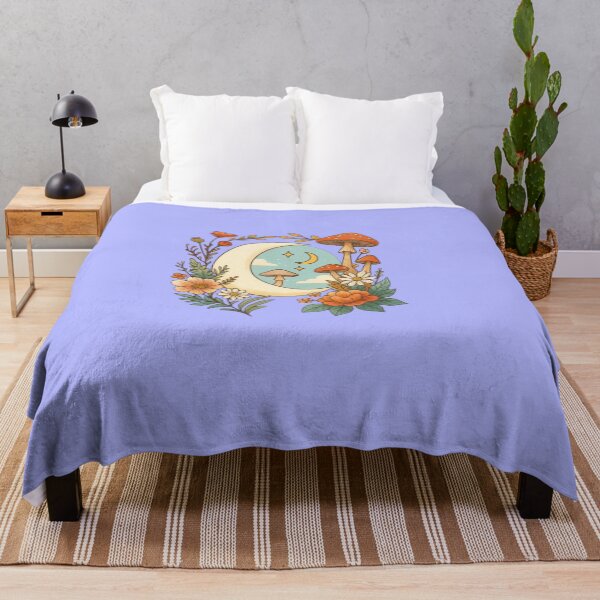 Item preview, Vintage Mushroom Moon Floral Cottagecore Aesthetic designed and sold by GunnuDesigns.