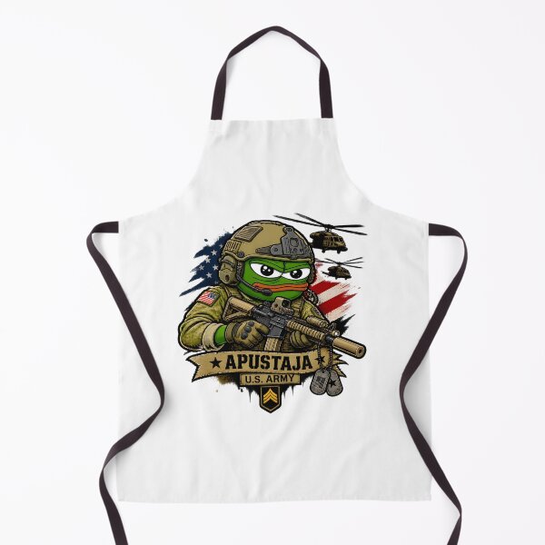Item preview, Pepe the Frog Soldier Artwork with Apu Style Illustration designed and sold by Jack Millikin.