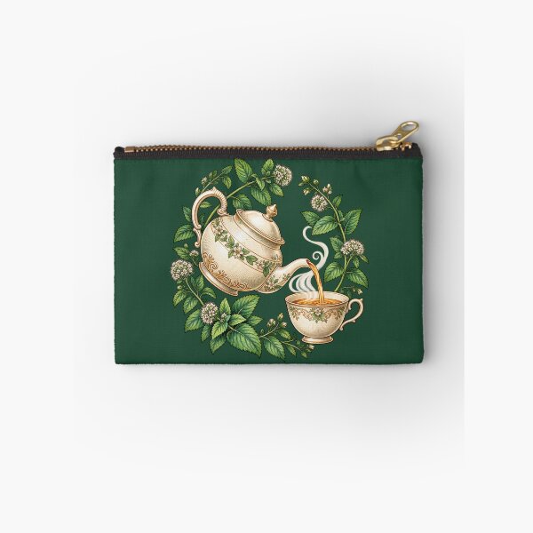 Item preview, Vintage Peppermint Tea Teapot and Cup designed and sold by PunchDrop.