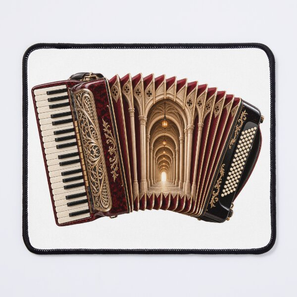 Item preview, Gothic Cathedral Architectural Accordion Art designed and sold by ROVVI.