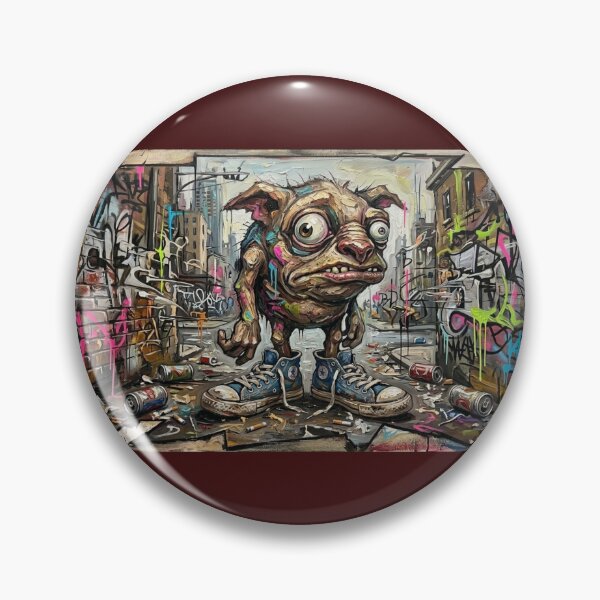 Item preview, Street Art Urban Monster Canvas designed and sold by  Color & Form.