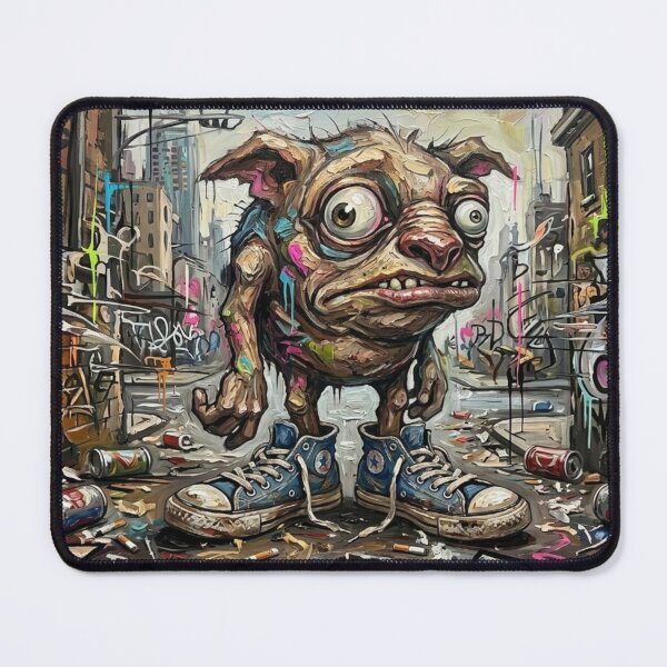 Item preview, Street Art Urban Monster Canvas designed and sold by  Color & Form.