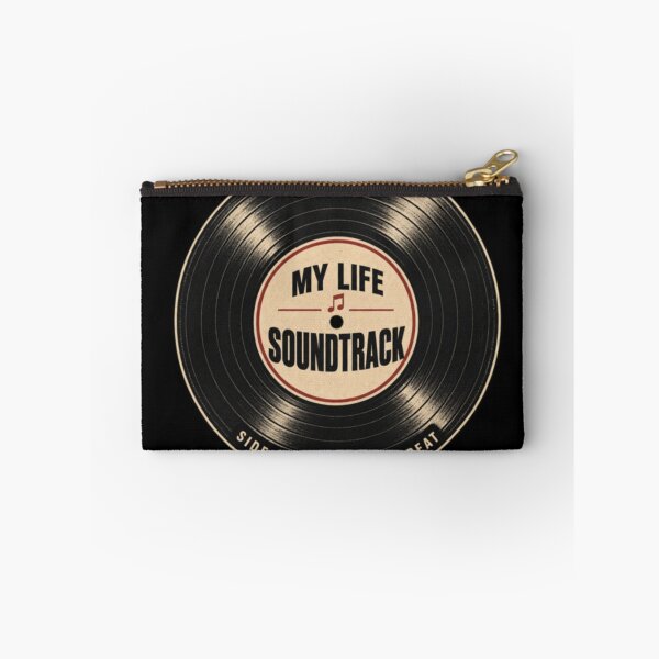 Item preview,  My Life Has a Soundtrack Vintage Vinyl Record Music Lover Retro Aesthetic Design designed and sold by TulipsArtDesigns .