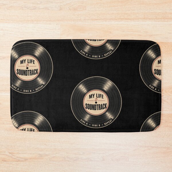 Item preview,  My Life Has a Soundtrack Vintage Vinyl Record Music Lover Retro Aesthetic Design designed and sold by TulipsArtDesigns .