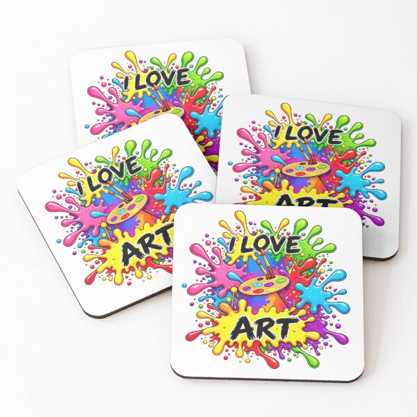 Item preview, I Love Art Paint Splash Artist Design designed and sold by Yesmalady.