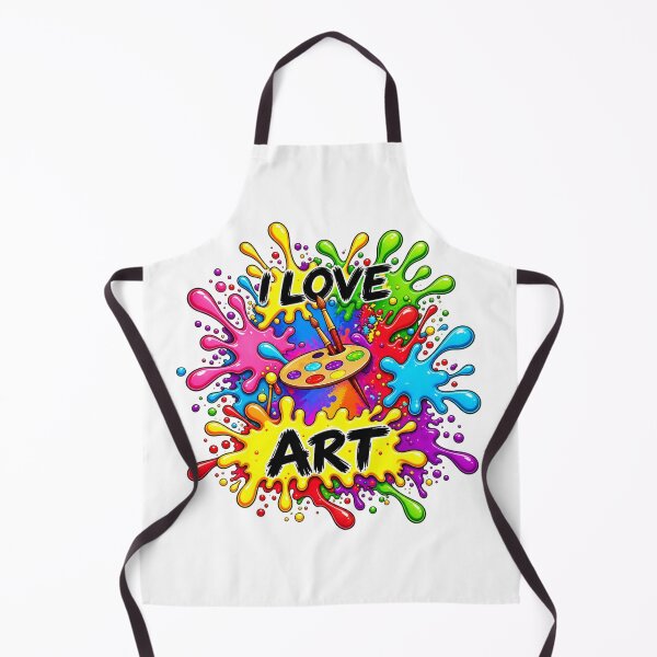 Item preview, I Love Art Paint Splash Artist Design designed and sold by Yesmalady.