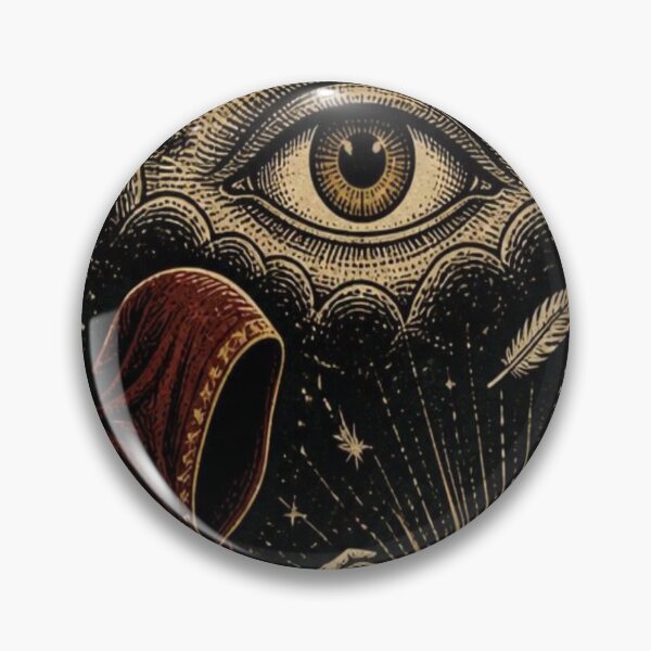 Item preview, The Seer Vintage Tarot Card Woodcut designed and sold by creativerooney.