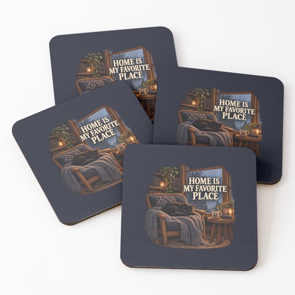 Item preview, Home Is My Favorite Place designed and sold by QuietNovaShop.