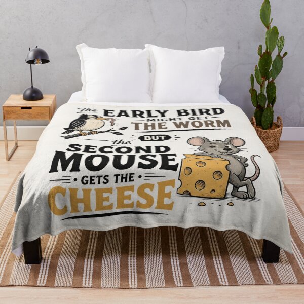 Item preview, Second Mouse Gets the Cheese - designed and sold by justcoolretail.