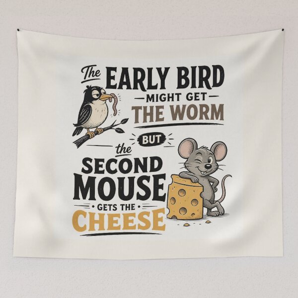 Item preview, Second Mouse Gets the Cheese - designed and sold by justcoolretail.
