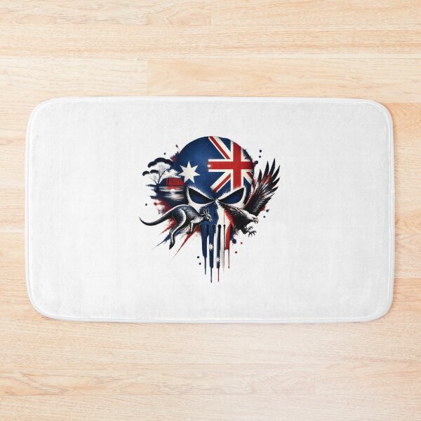 Item preview, Australian Military Skull Tactical Flag Design with V Symbol designed and sold by Jack Millikin.