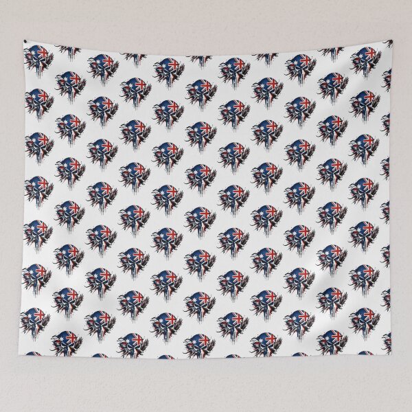 Item preview, Australian Military Skull Tactical Flag Design with V Symbol designed and sold by Jack Millikin.