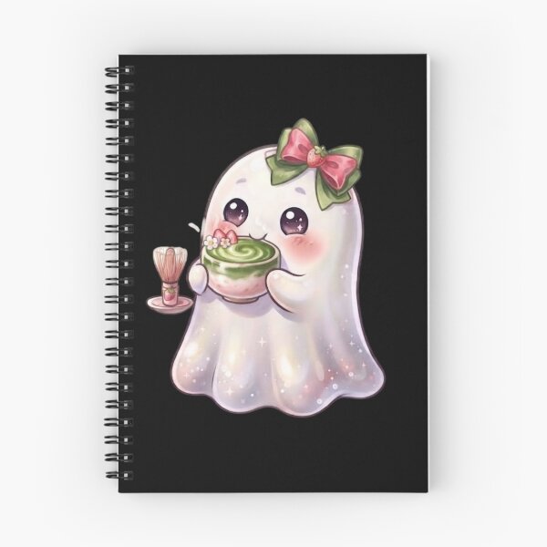 Item preview, Strawberry Matcha Cute Kawaii Ghost With a Bow Design / Halloween / Cafe / green/ pink / Ghosts / Foodie Drinks  T-shirts, stickers, phone case, poster, costume designed and sold by TeenLake.