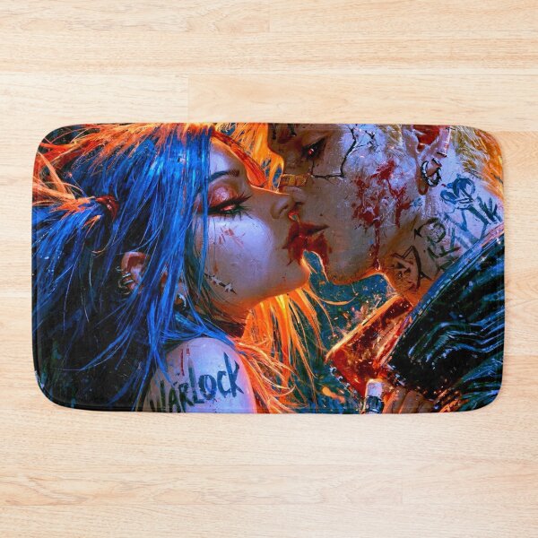 Item preview, First Kiss - Cyberpunk Sci Fi Anime art designed and sold by Delerat7.