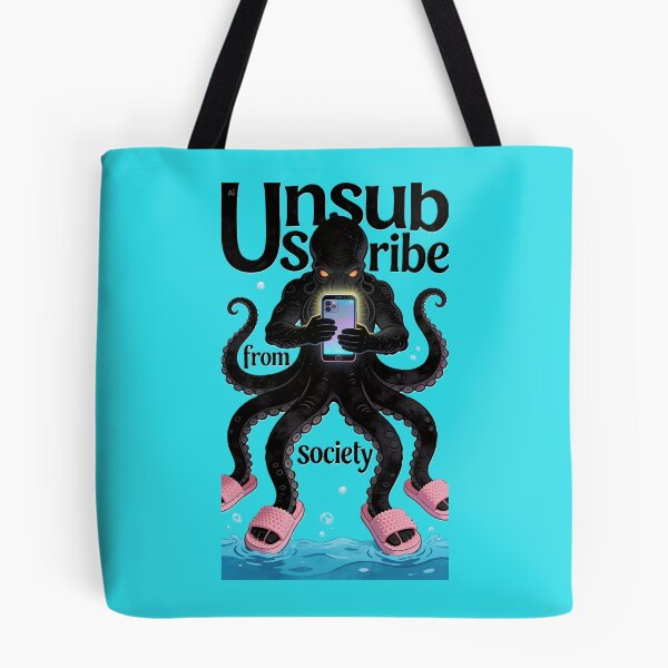 Item preview, Kraken Sea Monster Unsubscribe From Society designed and sold by GodsMonsterss.