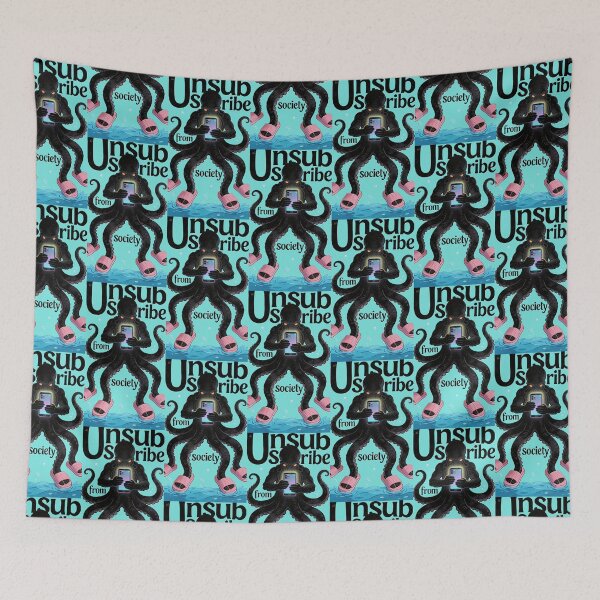 Item preview, Kraken Sea Monster Unsubscribe From Society designed and sold by GodsMonsterss.