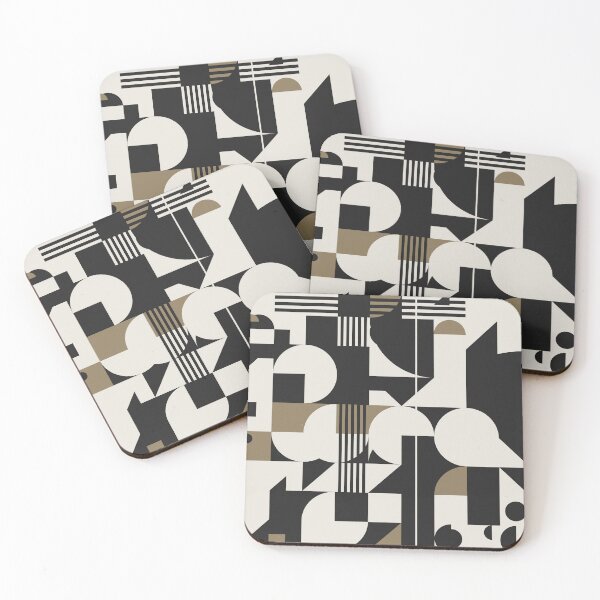 Item preview, Structured Motion – Black & Taupe designed and sold by TexSta.
