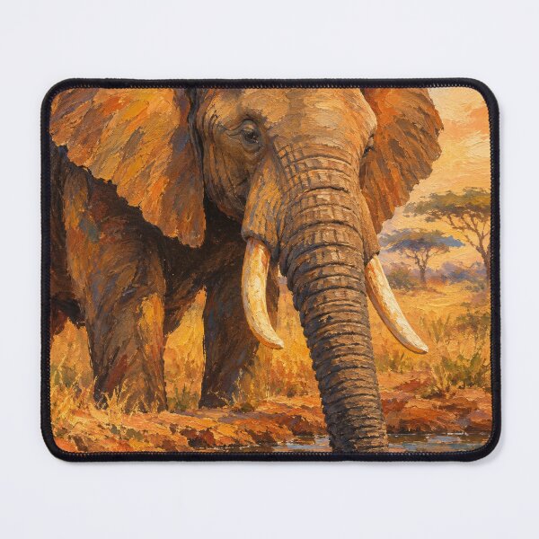 Item preview, African Elephant at Sunset designed and sold by FeyArteDesigns.