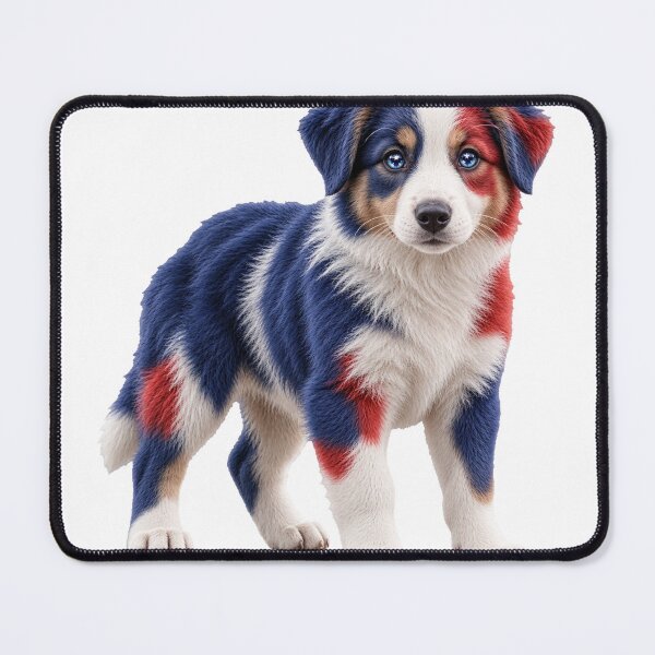 Item preview, Australian Shepherd Australia Flag Puppy designed and sold by ROVVI.