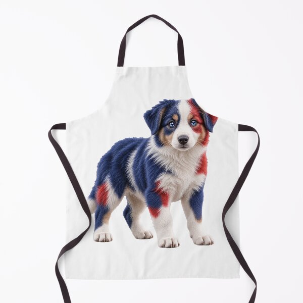 Item preview, Australian Shepherd Australia Flag Puppy designed and sold by ROVVI.