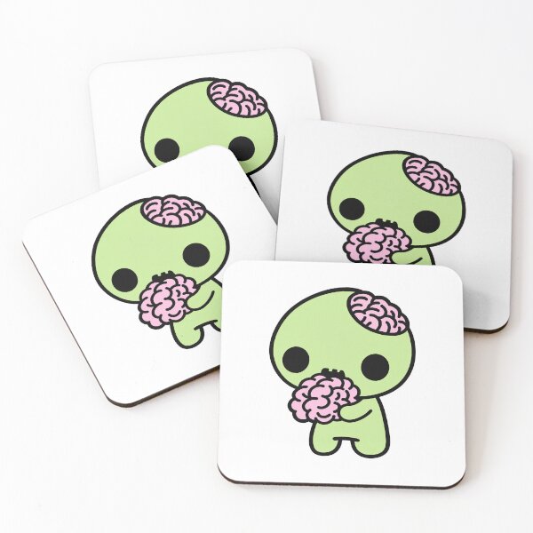 Item preview, Cute Zombie Eating Brains designed and sold by cinlali.