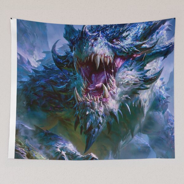 Item preview, Blue Dragon Stalker - Epic Dark Fantasy art designed and sold by Delerat7.