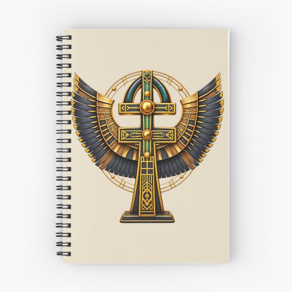 Item preview, Intricate Egyptian Ankh with Wings Symbol Design for African Spirituality designed and sold by 'VARI'.