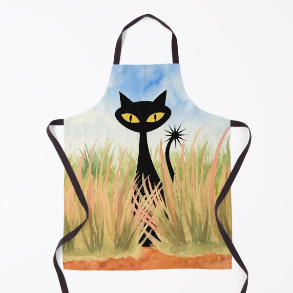 Item preview, Spooky-Cool Cat under blue sky designed and sold by 247DesignStudio.