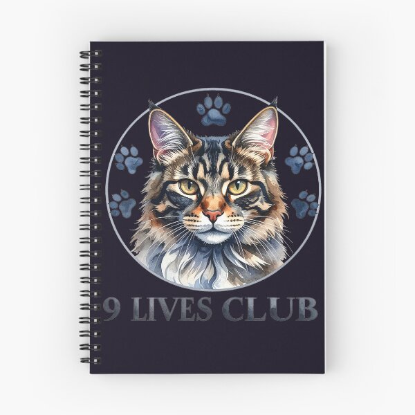 Item preview, The Club of Nine Lives, Maine Coon Cat with Paws designed and sold by LiskoDesign.