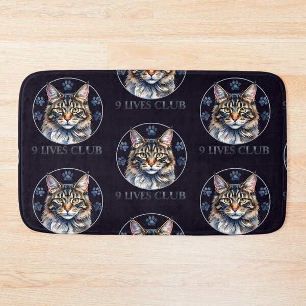 Item preview, The Club of Nine Lives, Maine Coon Cat with Paws designed and sold by LiskoDesign.