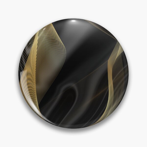 Item preview, Elegant Black and Gold Fluid Waves Aesthetic designed and sold by Diseño que alegran tu día.