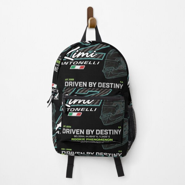 Item preview, Kimi Antonelli 12 Driven By Destiny Rookie Racing Helmet designed and sold by PhotoArtMC.