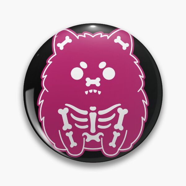 Item preview, Bad To The Bone Pomeranian Skeleton Vector Illustration designed and sold by ZUMERI.
