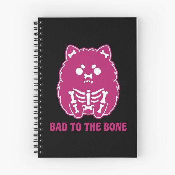 Item preview, Bad To The Bone Pomeranian Skeleton Vector Illustration designed and sold by ZUMERI.