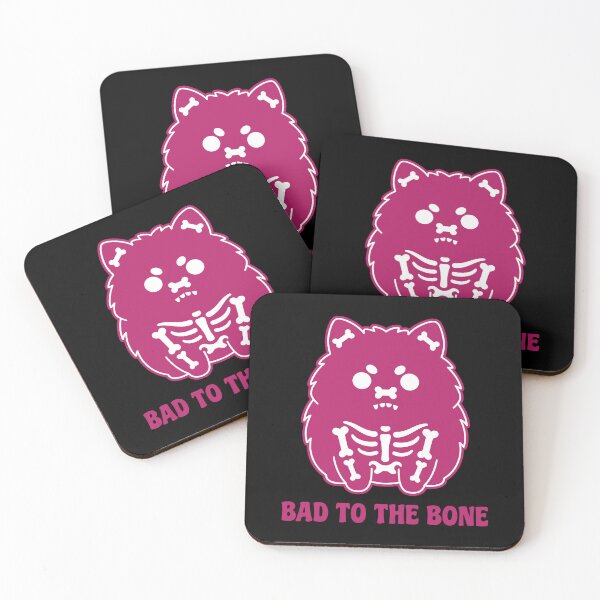 Item preview, Bad To The Bone Pomeranian Skeleton Vector Illustration designed and sold by ZUMERI.